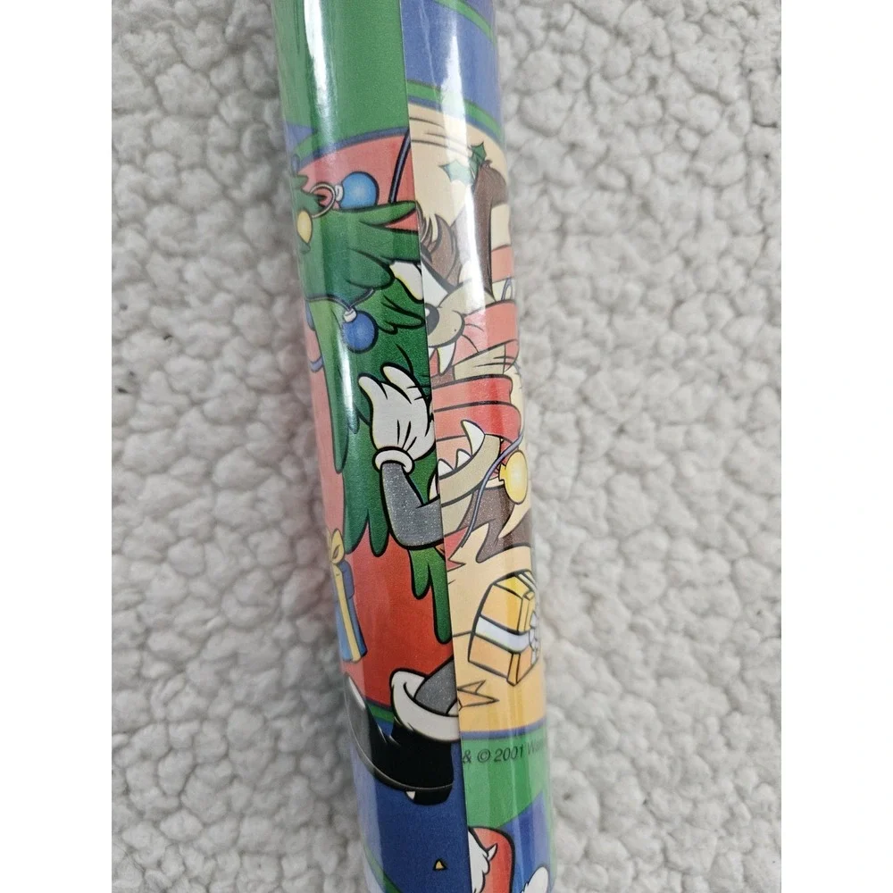 VTG‎ The Finishing Touch Looney Tunes Gift Wrap Roll 24in - 35 Sq Ft New Sealed